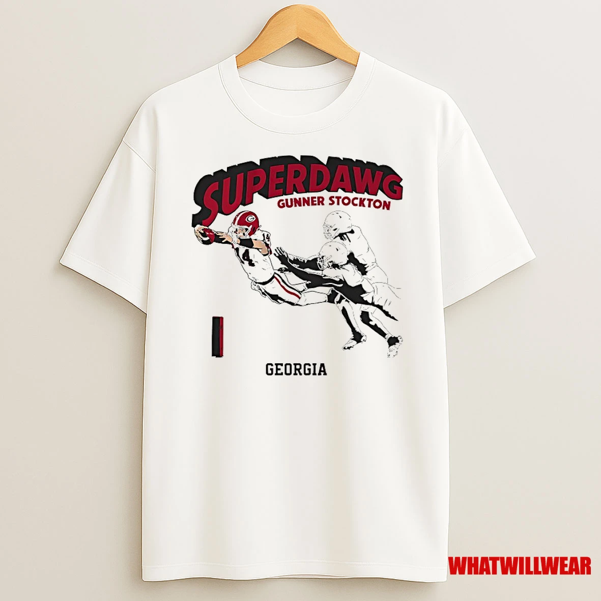 Super Gunner Stockton Georgia Bulldogs Football Shirts