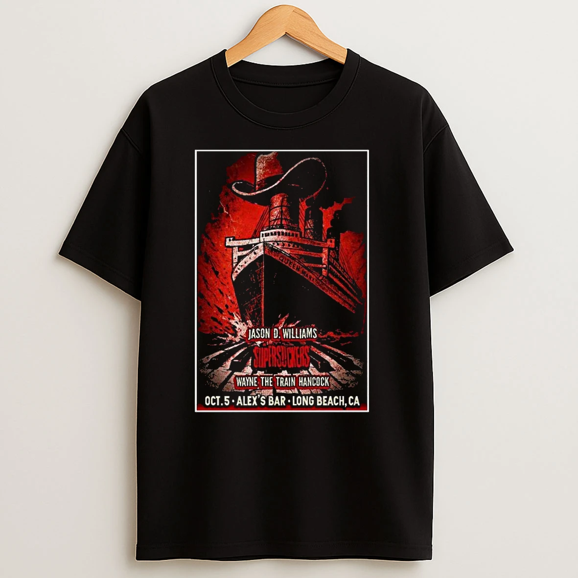 Supersuckers Alexs Bar Long Beach Ca Oct 5 2025 Tour Shirts