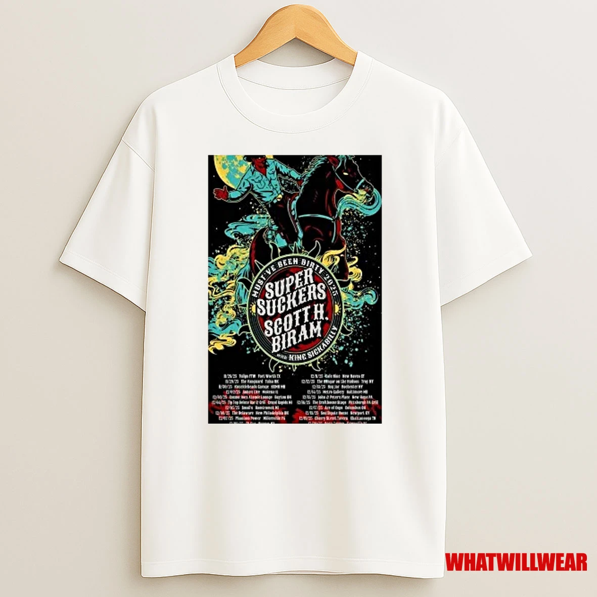 Supersuckers And Scott H Biram Mustve Been Dirty 2025 New Shirts
