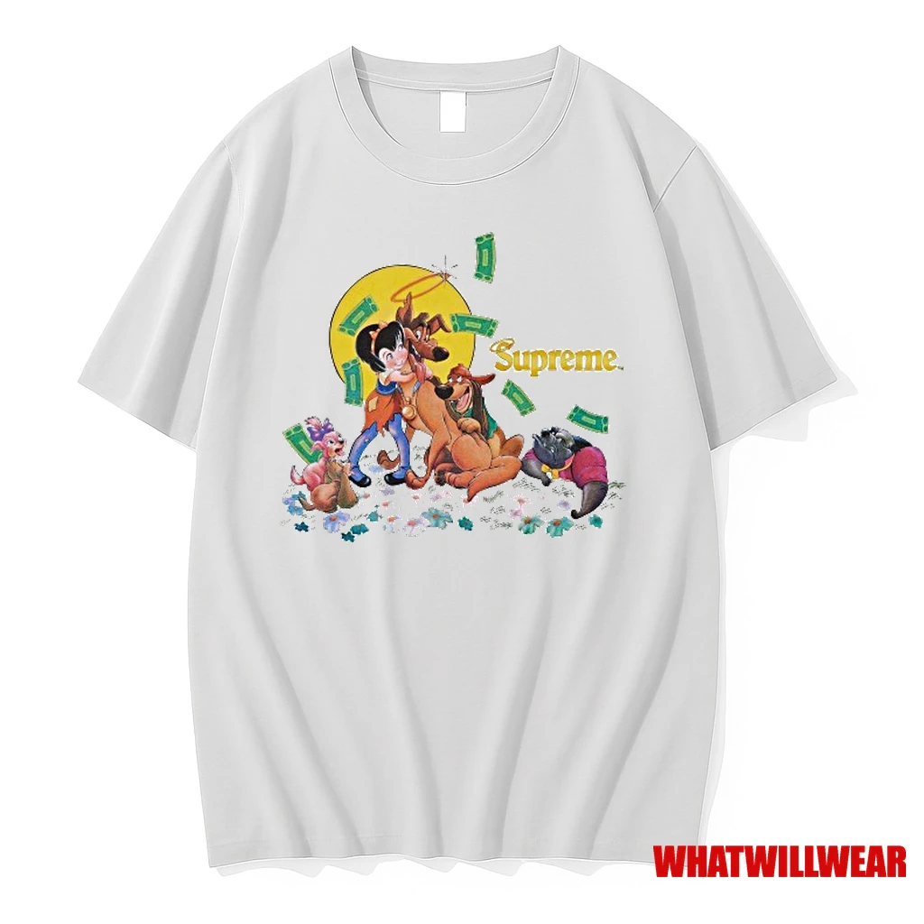 Supreme All Dogs Go To Heaven Disney Shirts