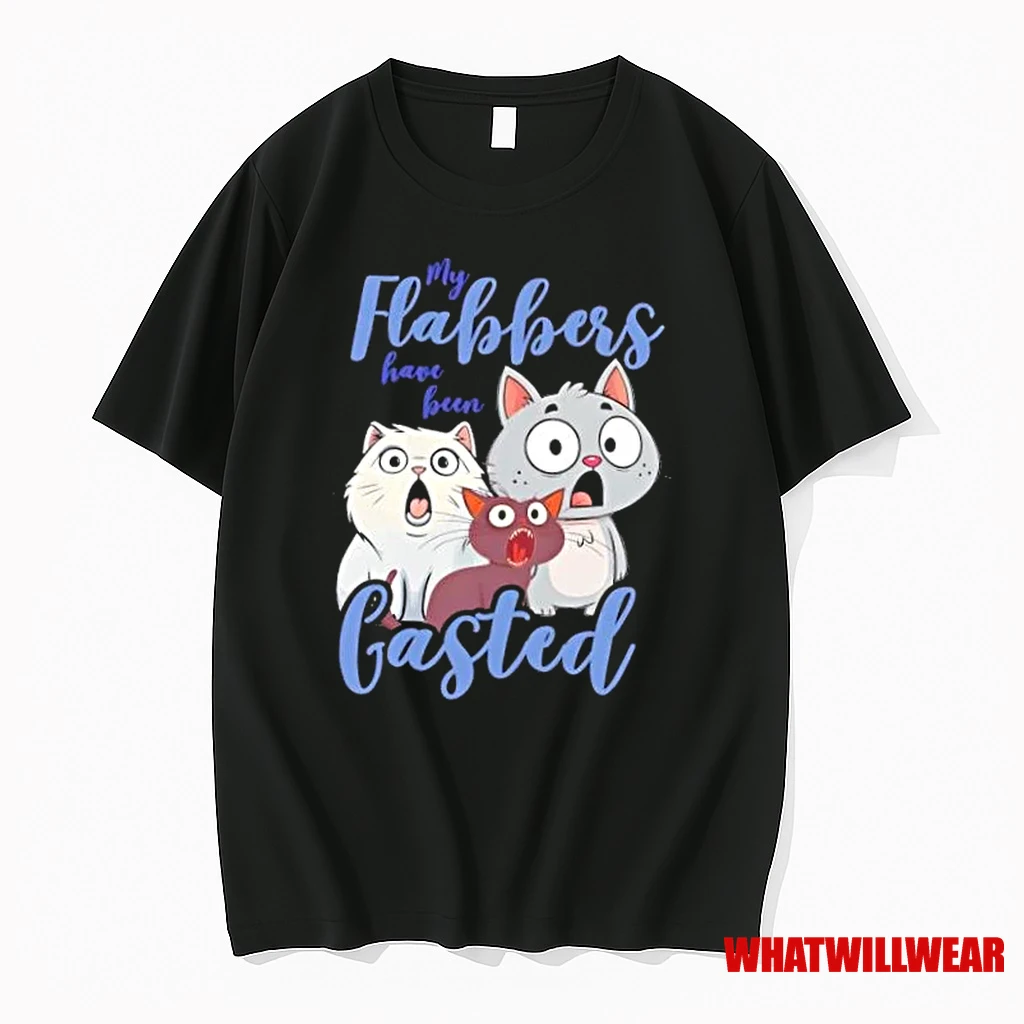 Surprised Cats My Flabbers Have Been Gasted Shirts