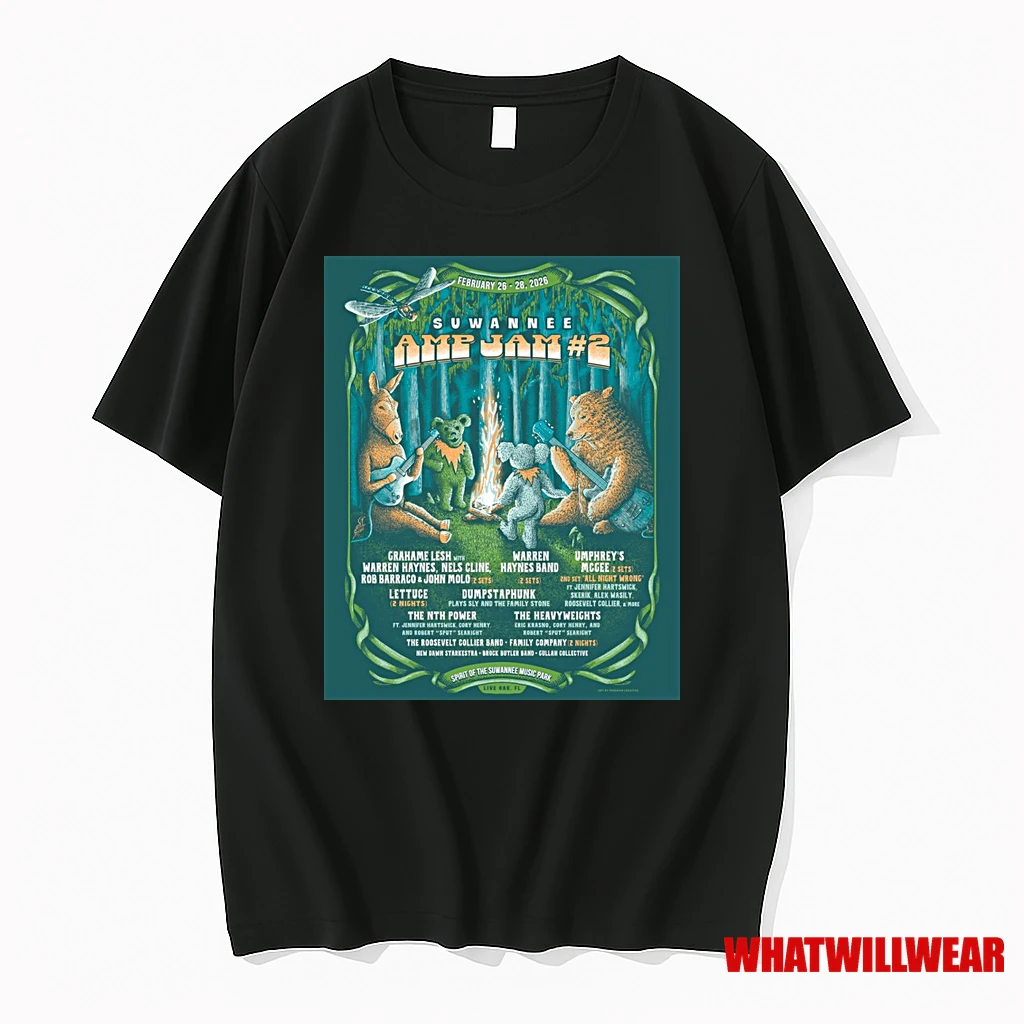 Suwannee Amp Jam Spirit Of The Suwannee Music Park February 26 28 2026 Shirts