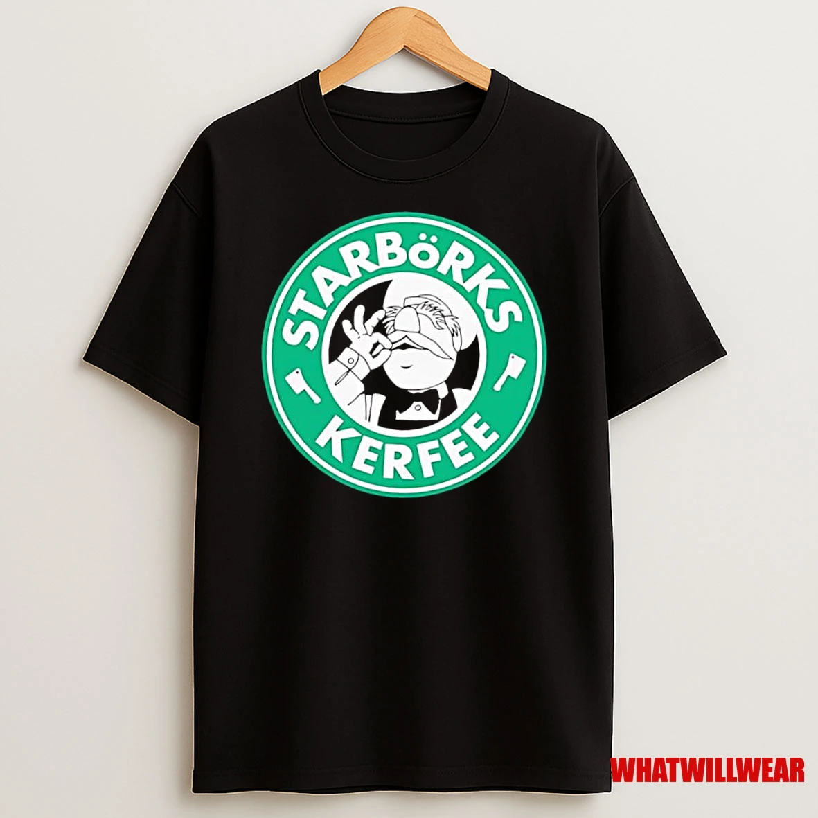 Swedish Chef The Muppets Starborks Kerfee Starbucks Logo Shirts