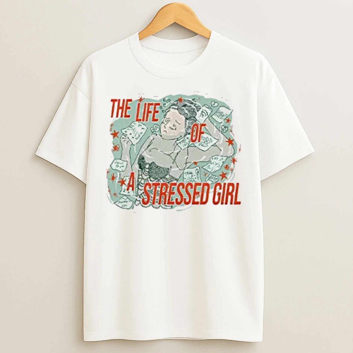 Swift The Life Of A Stressed Girl T Shirts