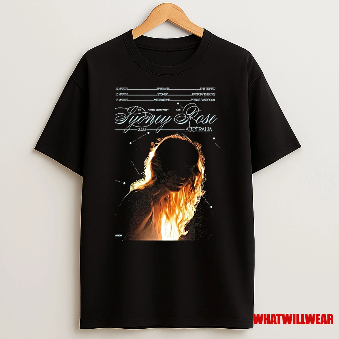 Sydney Rose Australia Tour 2026 Shirts