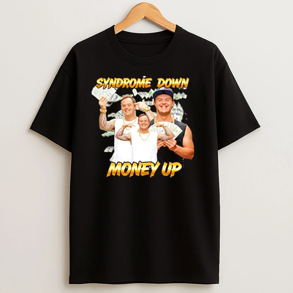 Syndrome Down Money Up Graphic T Shirts