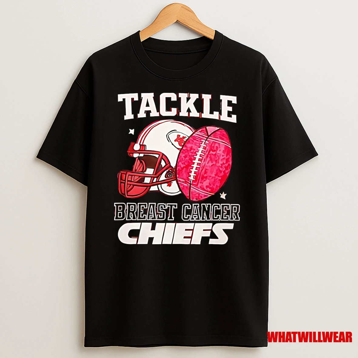 Tackle Breast Cancer Kansas City Chiefs Helmet Shirts