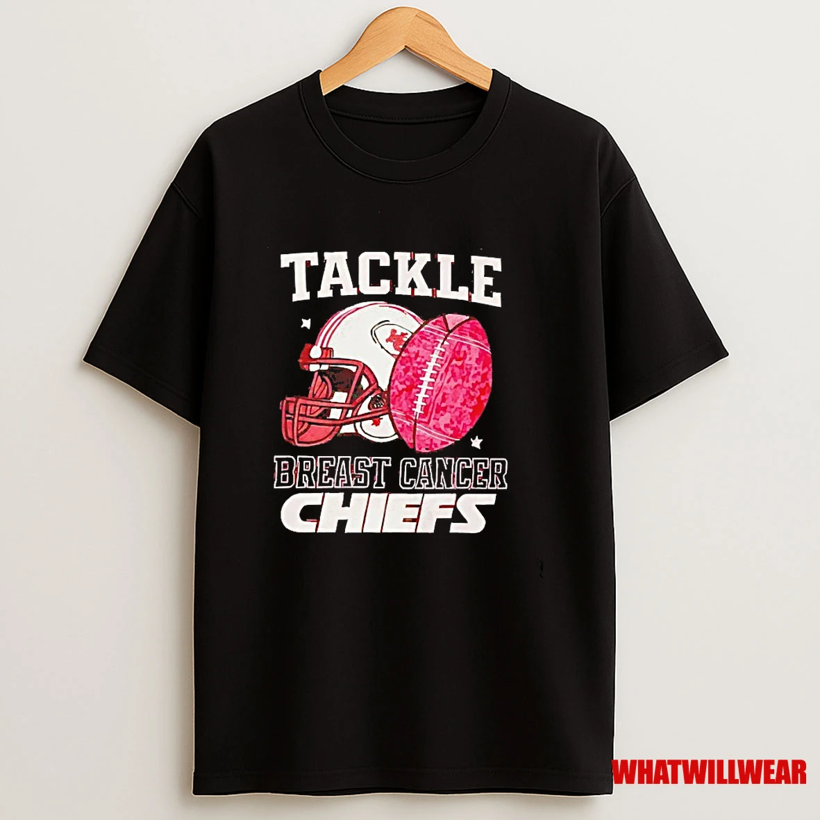 Tackle Breast Cancer Kansas City Chiefs Helmet Football Shirts
