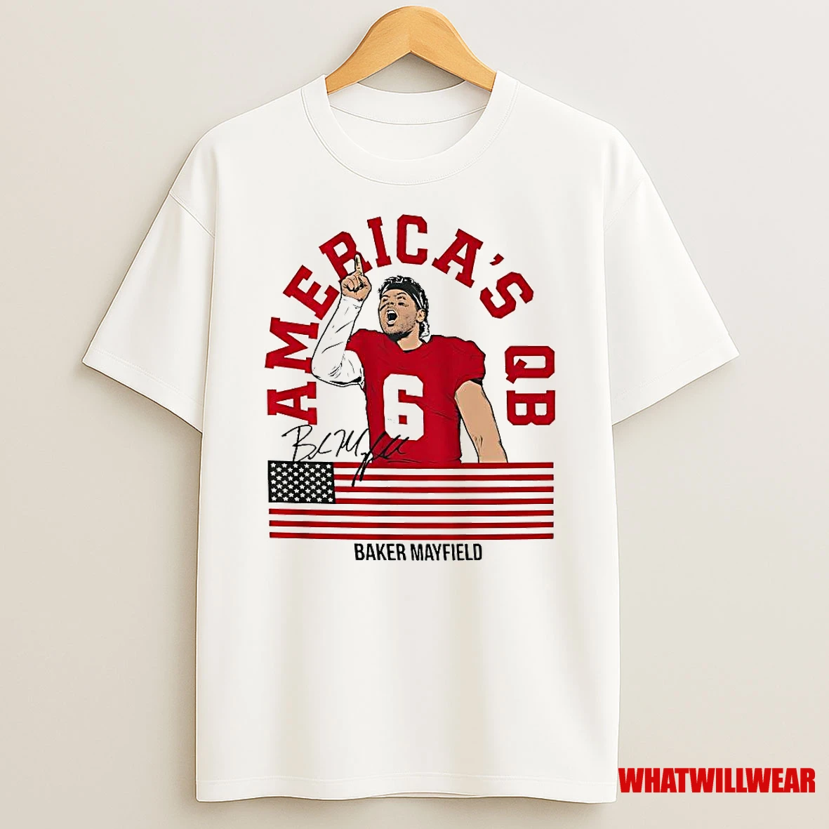 Tampa Bay Buccaneers Baker Mayfield Americas Qb Signature Shirts