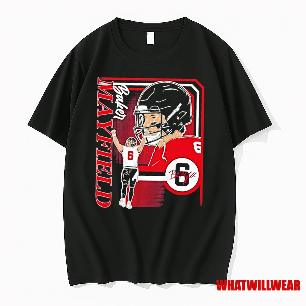 Tampa Bay Buccaneers Baker Mayfield Collage Frame Shirts