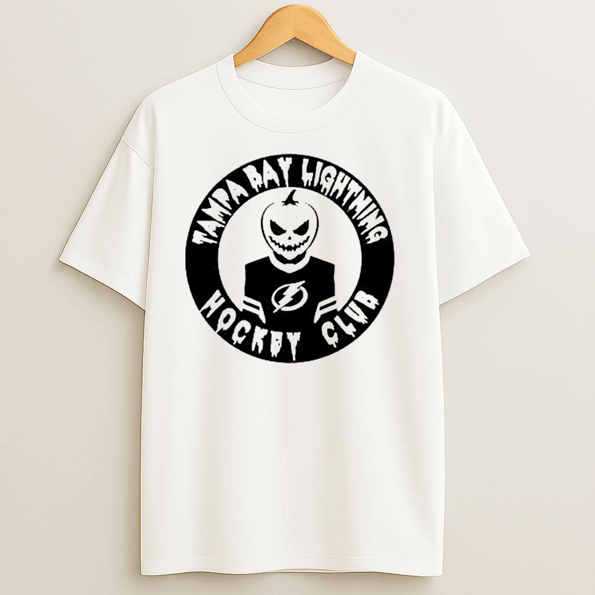 Tampa Bay Lightning Pumpkin Head T Shirts