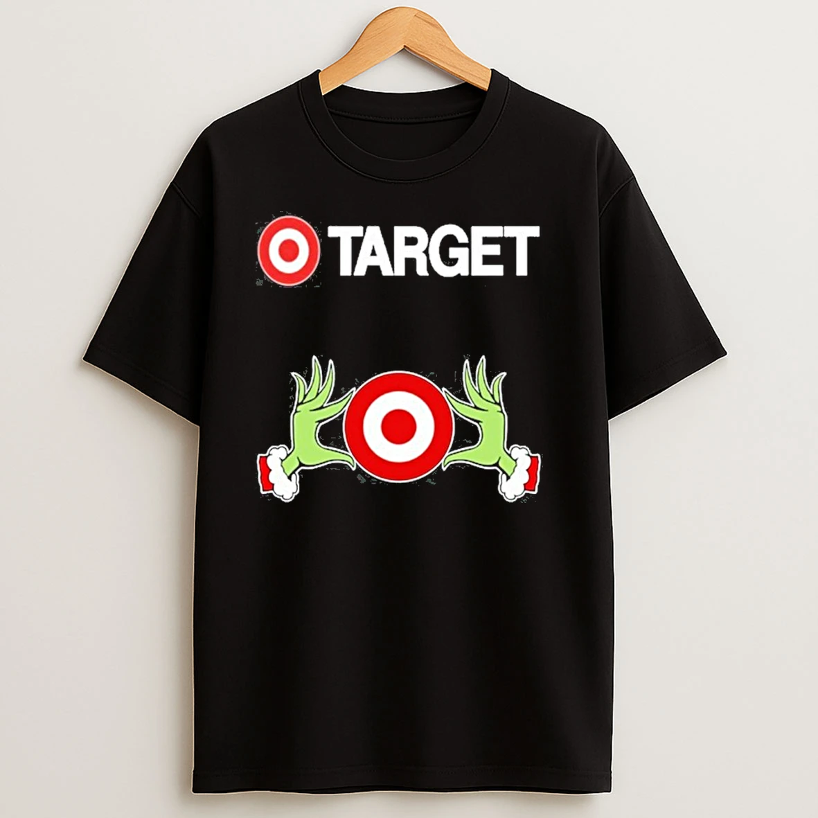 Target Logo Grinch Hand T Shirts