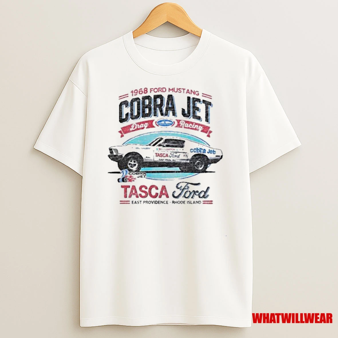Tasca Ford Cobra Jet East Providence Rhode Island 1968 Ford Mustang Shirts