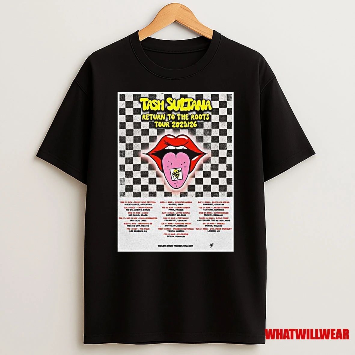 Tash Sultana Return To The Roots Show 2025 2026 Shirts