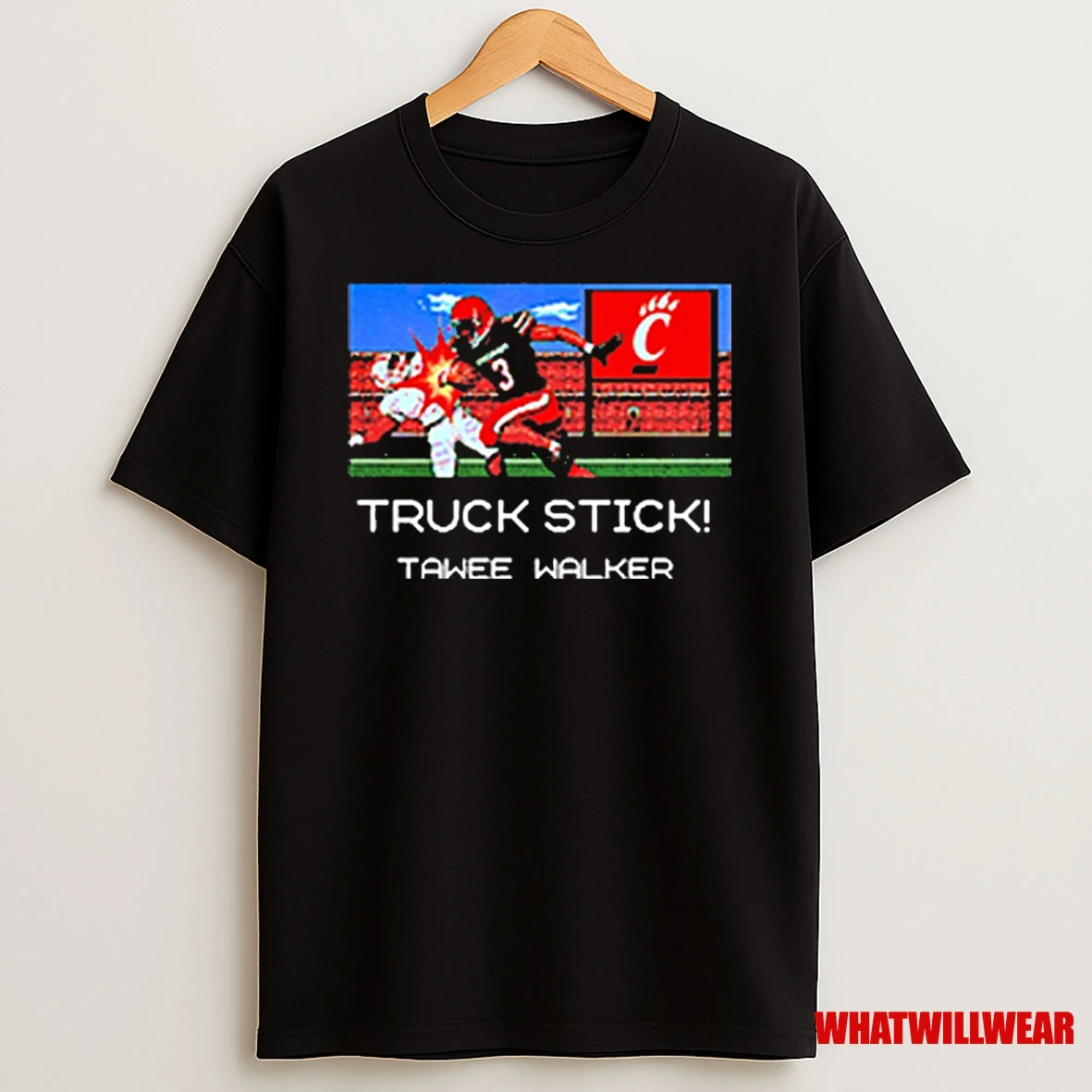 Tawee Walker Truck Stick Cincinnati Bearcats Football Ncaa Shirts