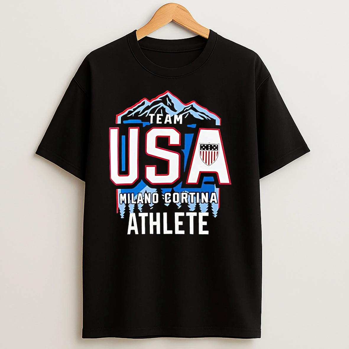 Team Usa Milano Cortina Athlete 2026 Winter Olympics T Shirts