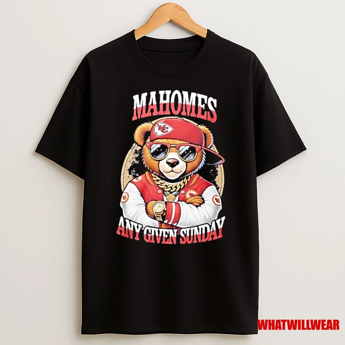 Teddy Bear Patrick Mahomes Kansas City Chiefs Any Given Sunday Shirts