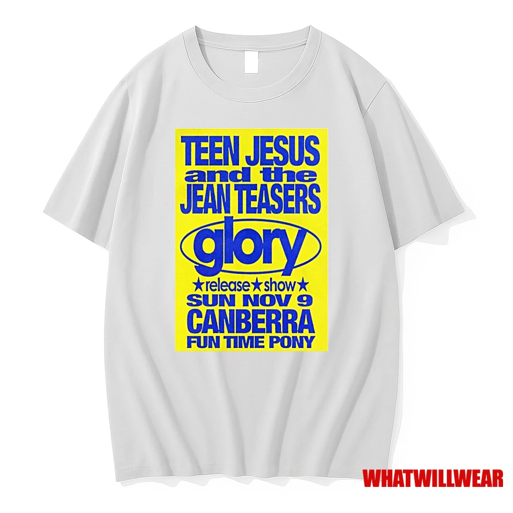 Teen Jesus And The Jean Teasers November 9 2025 Northcote Theatre Melbourne Concert Shirts