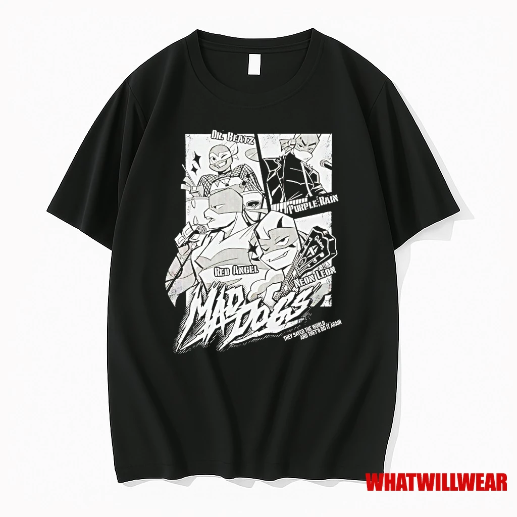 Teenage Mutant Ninja Turtles Dr Beatz Purple Rain Red Angel Neon Leon Shirts
