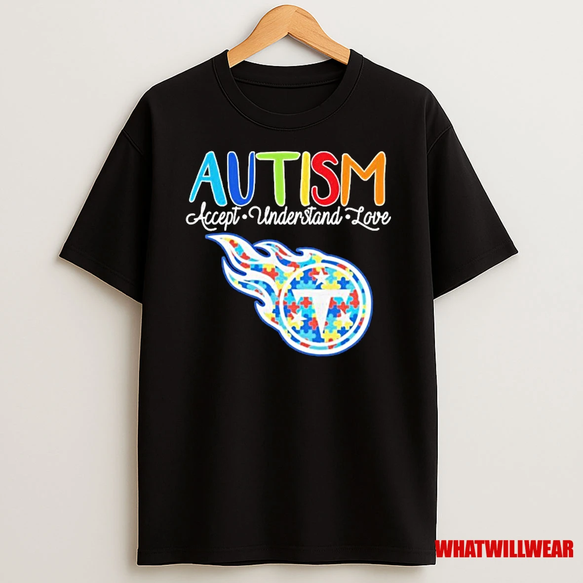 Tennessee Titans Autism Accept Understand Love Shirts