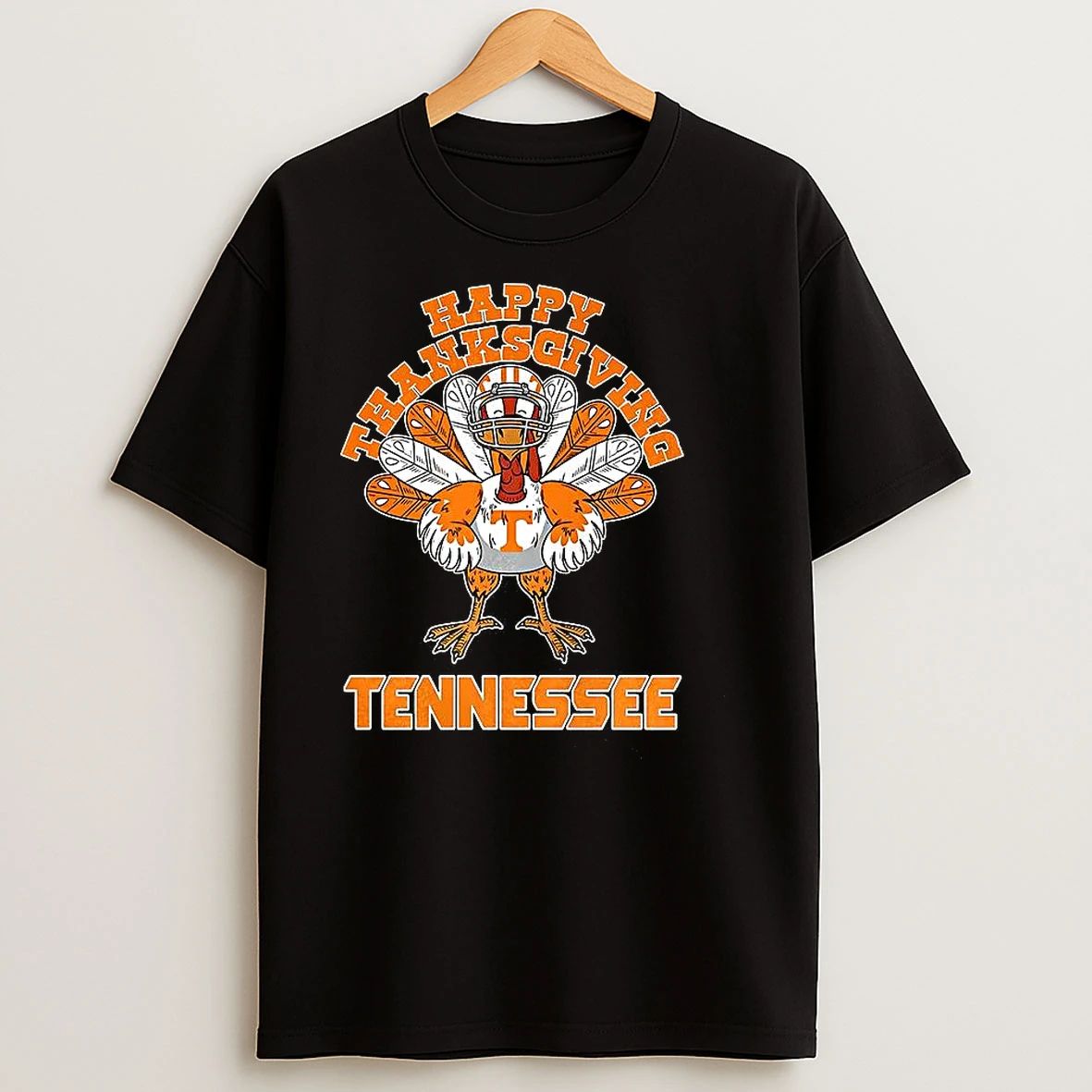 Tennessee Volunteers Football Happy Thanksgiving Turkey T Shirts