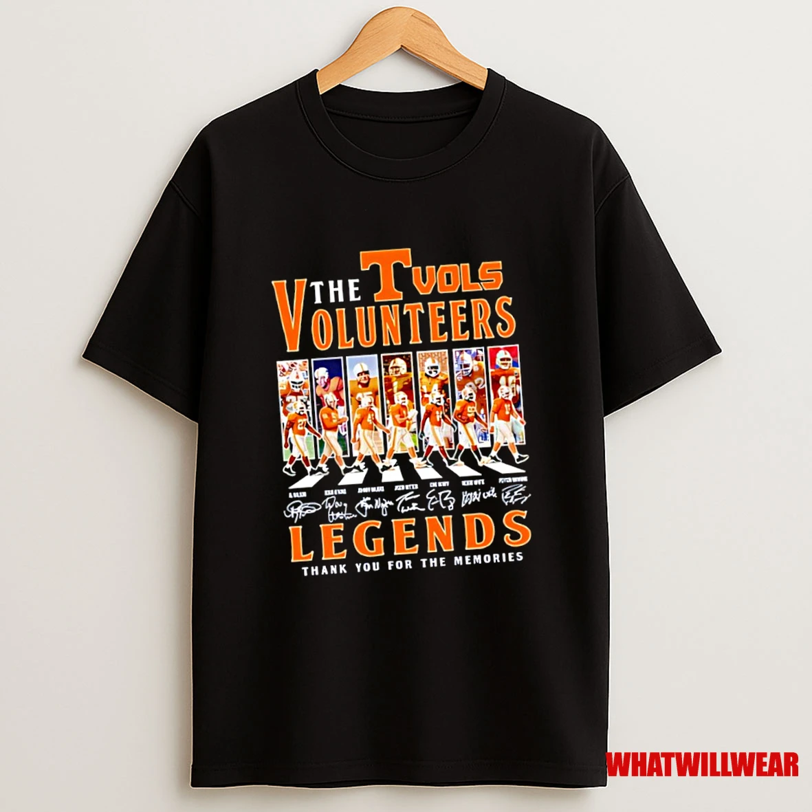 Tennessee Volunteers The Vols Volunteers Legends Thank You For The Memories Abbey Road Shirts