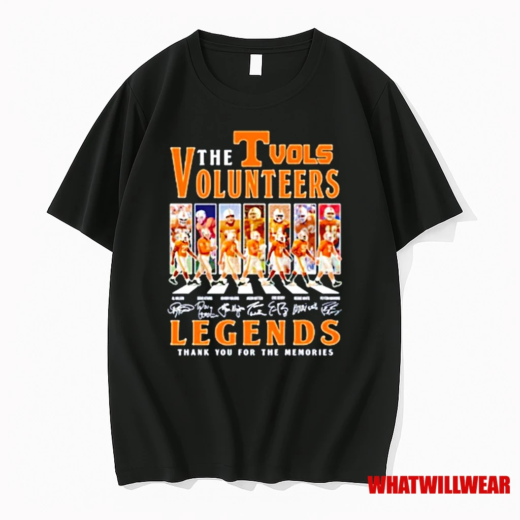Tennessee Volunteers The Vols Volunteers Legends Thank You For The Memories Shirts