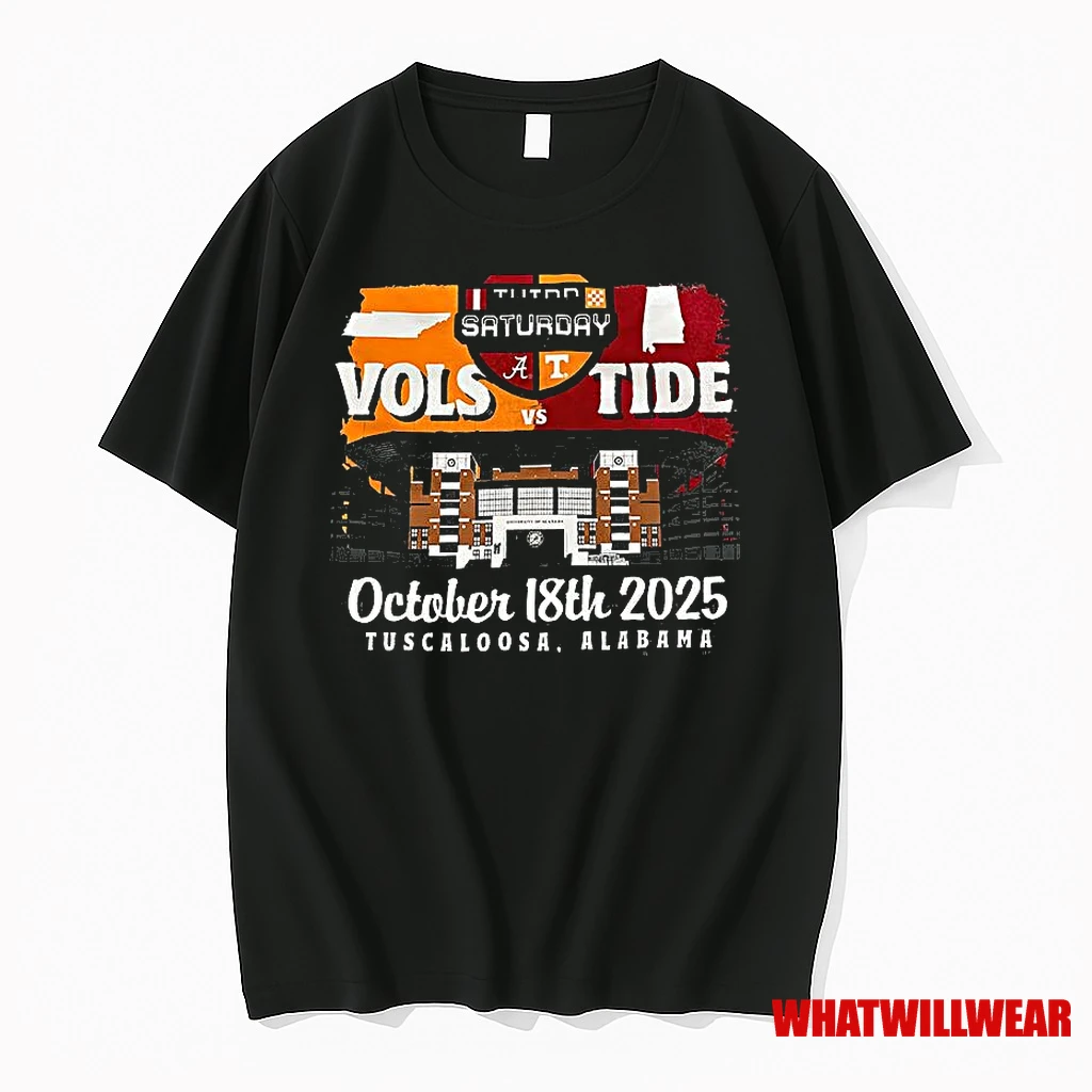 Tennessee Volunteers Vs Alabama Crimson Tide Nlf 2025 Tuscaloosa Shirts