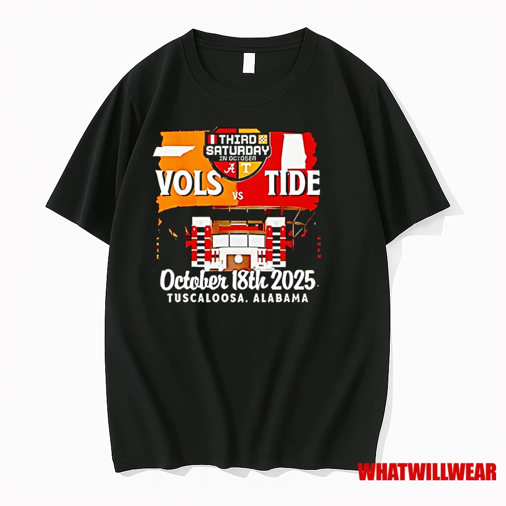 Tennessee Volunteers Vs Alabama Crimson Tide Third Saturday In October 18th 2025 Tuscaloosa Shirts