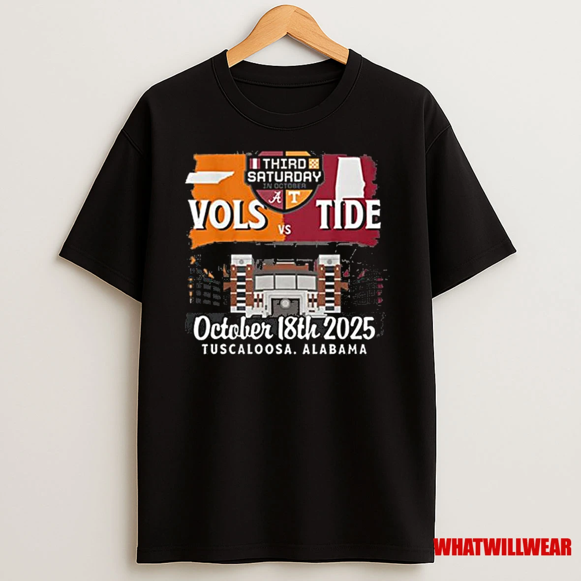 Tennessee Vs Alabama Third Saturday October 18th 2025 Shirts