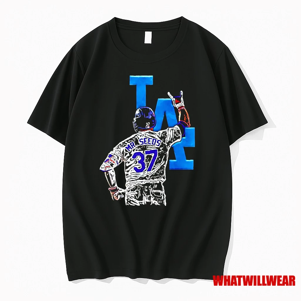 Teoscar Hernandez Mr Seeds Horns Up World Series Shirts