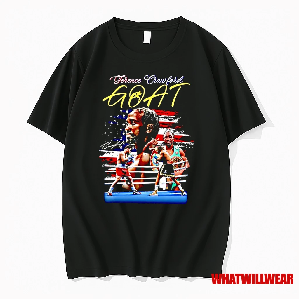 Terence Crawford Goat Vs Canelo Alvarez Super Middleweight Boxing Shirts