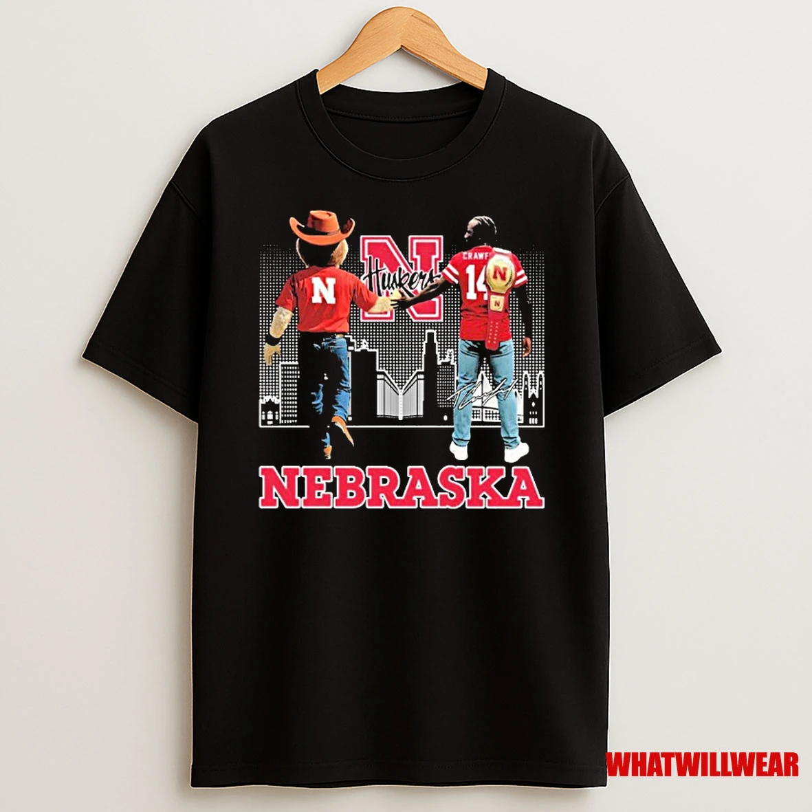 Terence Crawford Nebraska Cornhuskers Mascot Shirts