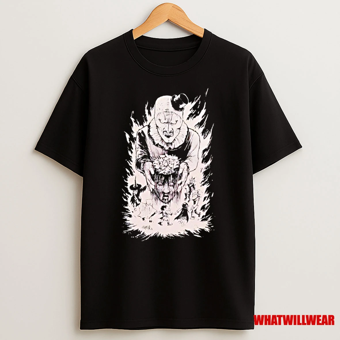 Terrifier Art The Clown Candy Head Shirts