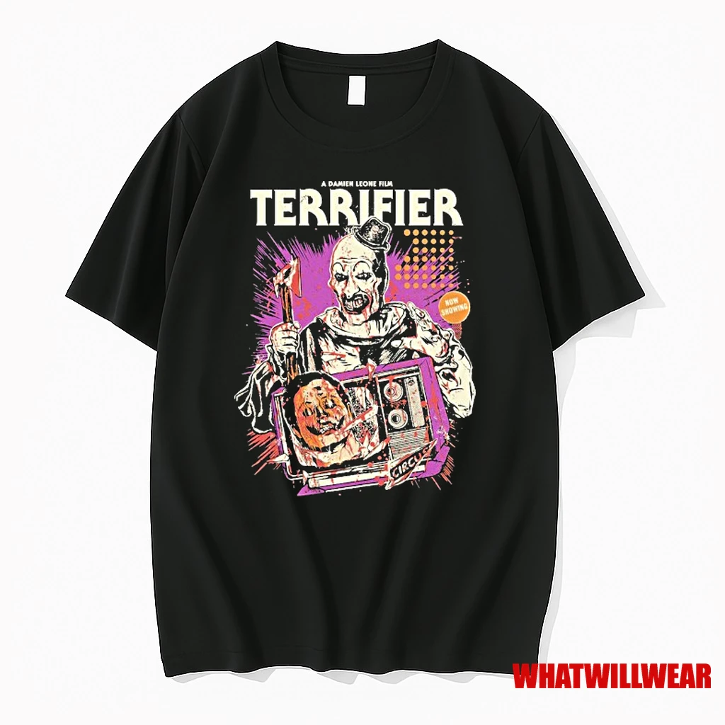 Terrifier Dead Air Circus Tv Axe Shirts