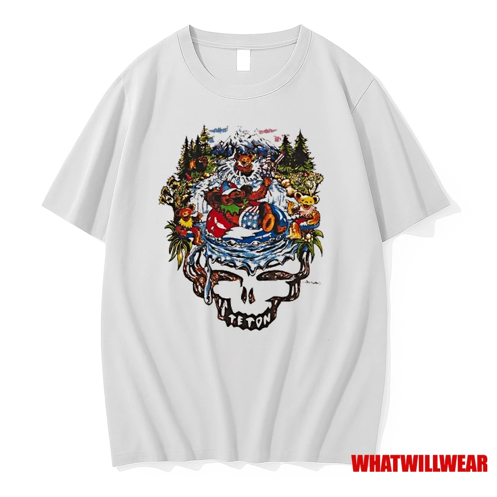Teton Gravity Research River Bear Grateful Dead Shirts