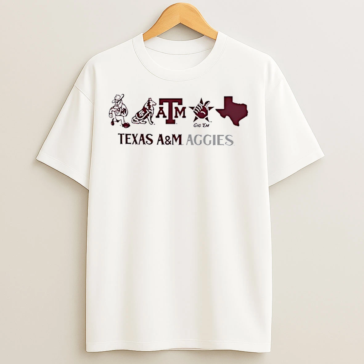 Texas Am Aggies Mascot Line Up T Shirts