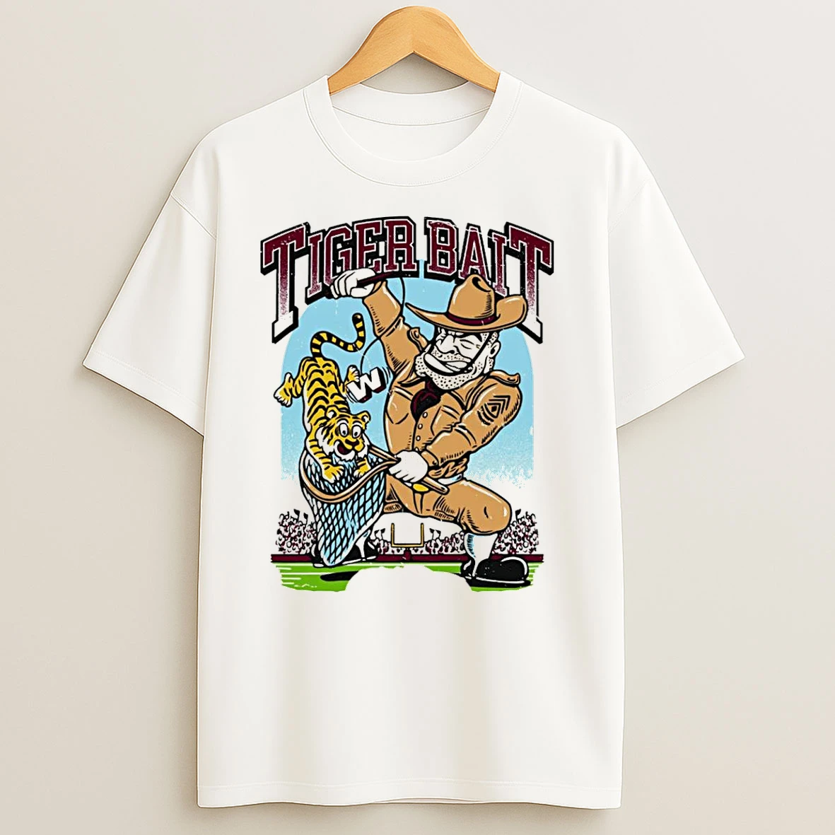 Texas Am Vs Lsu Tigers Tiger Bait Mascot T Shirts