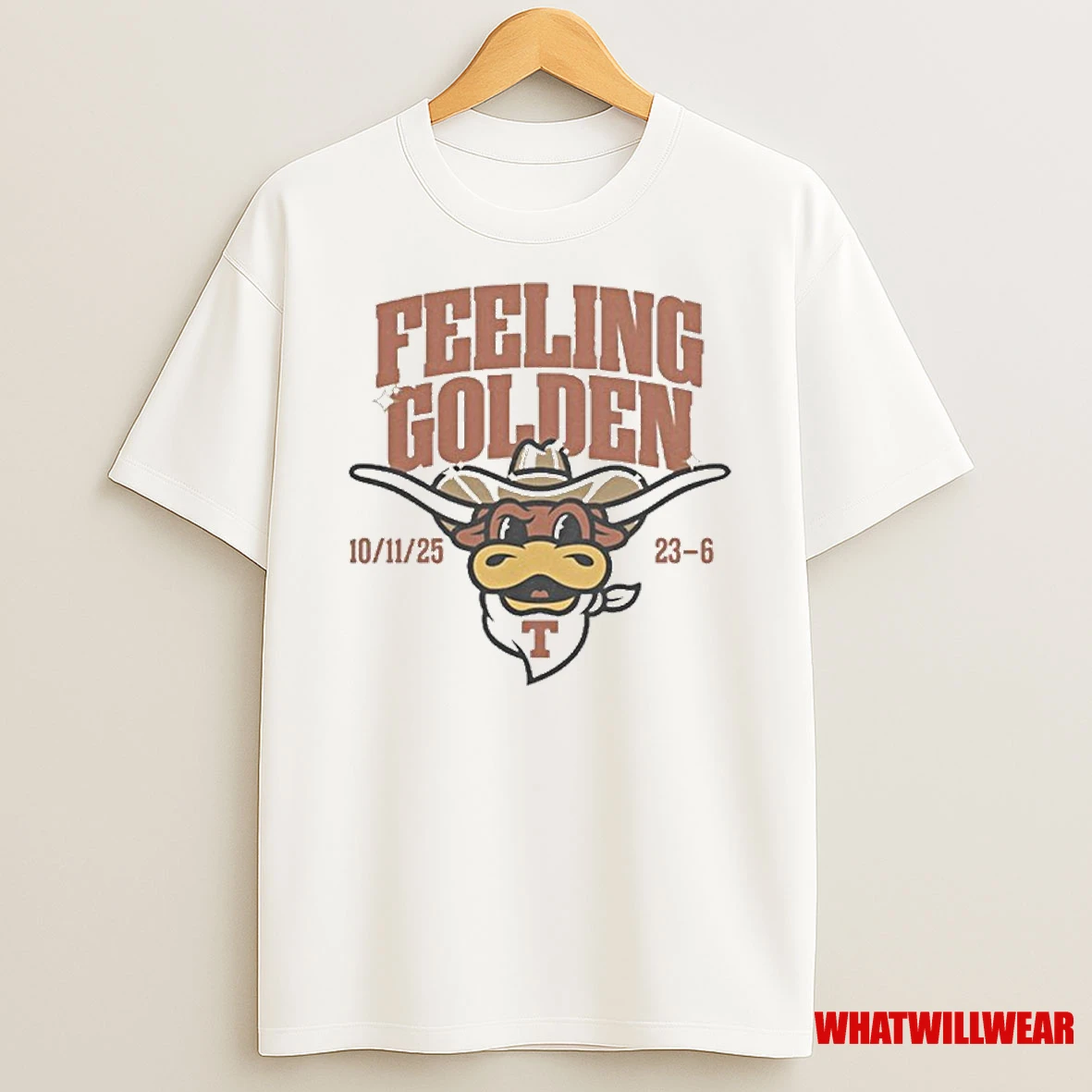 Texas Football Feeling Golden Shirts