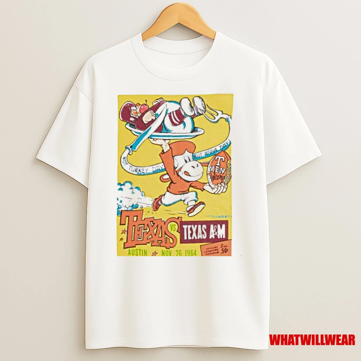 Texas Longhorns Not Turkey Day But Aggie Day On A Plate Shirts