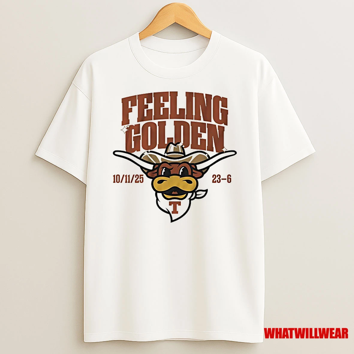 Texas Longhorns Football Feeling Golden 2025 Shirts