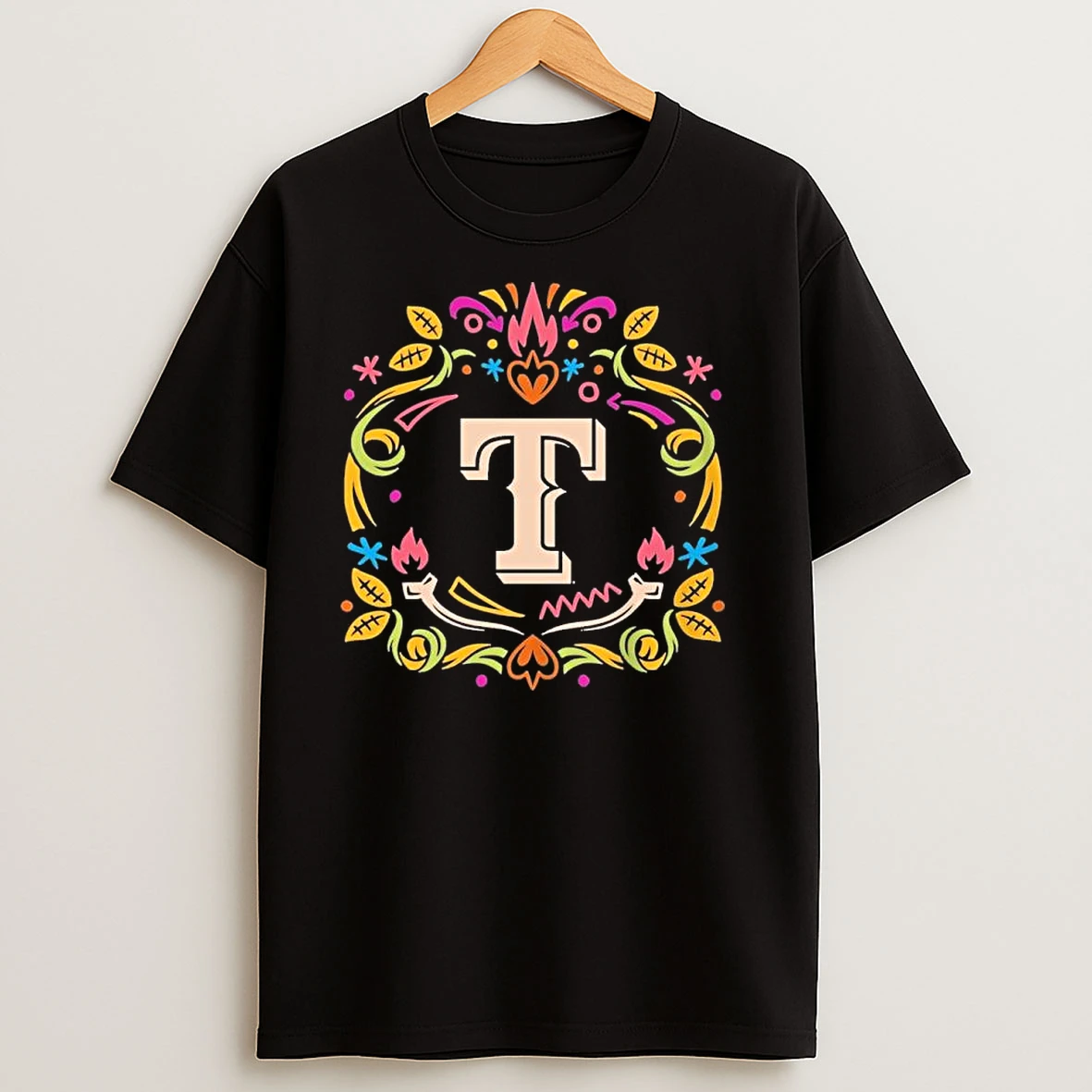 Texas Rangers Mlb Dia De Los Muertos T Shirts