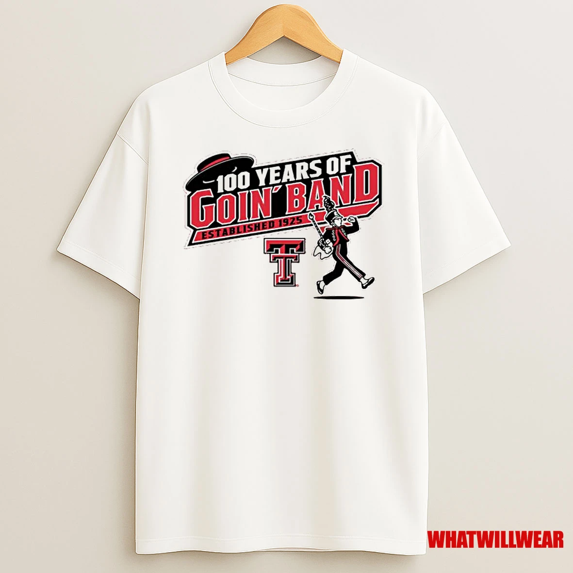 Texas Tech Red Raiders 100 Years Of Goin Band Ornaments Shirts