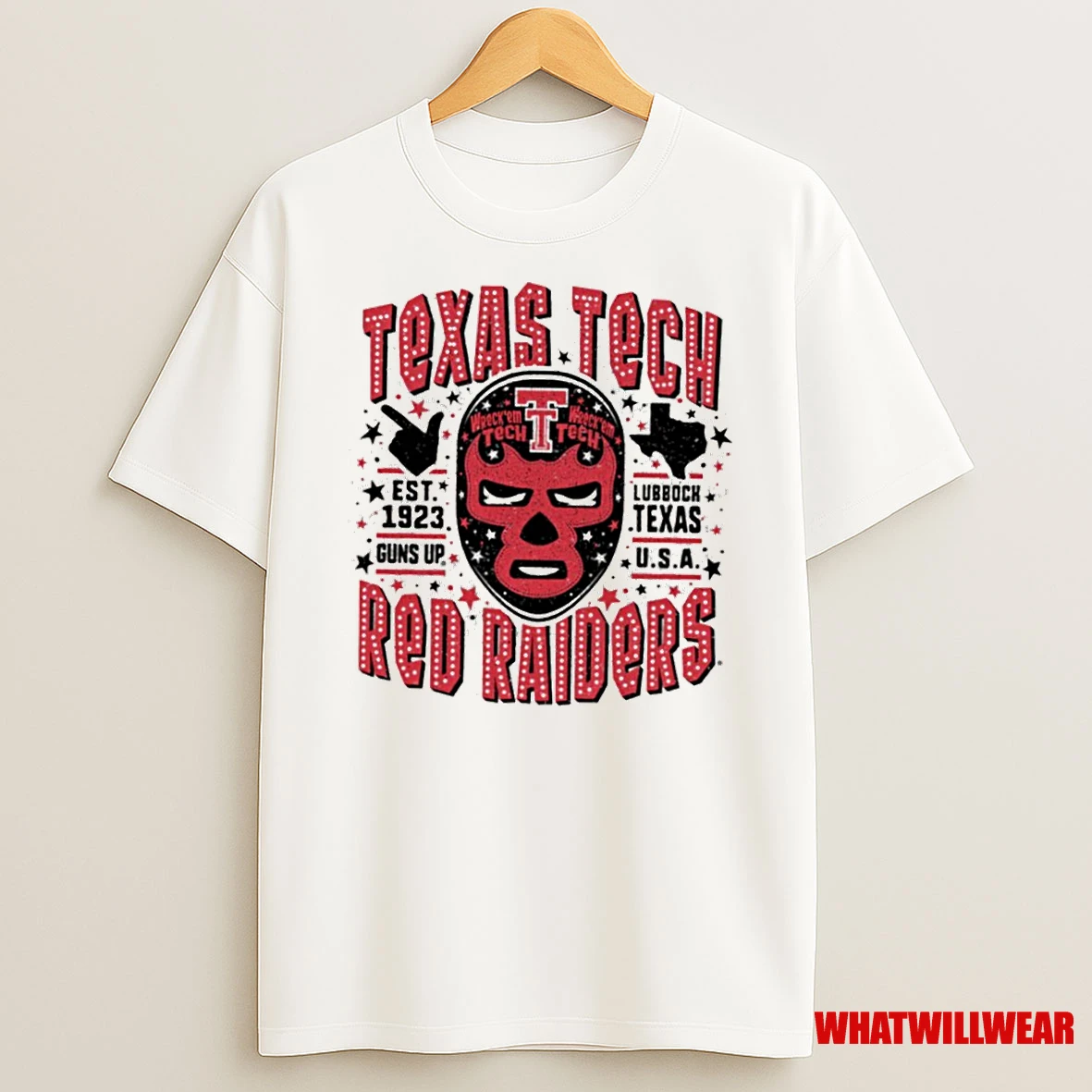 Texas Tech Red Raiders Guns Up Lubbock Texas Usa Shirts