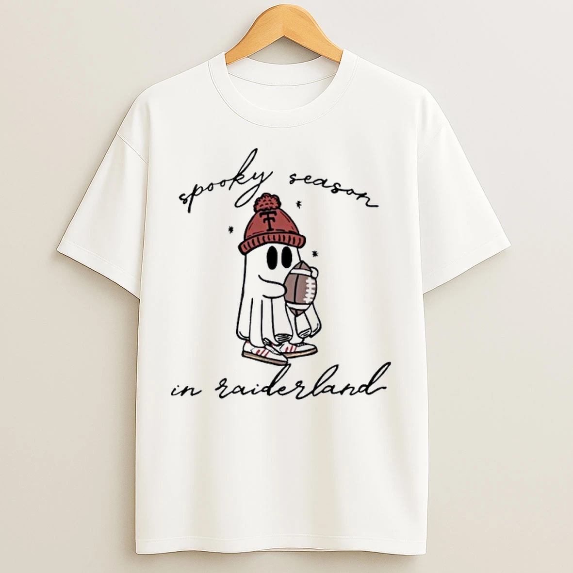 Texas Tech Red Raiders Spooky Season In Raiderland Snoopy Football T Shirts
