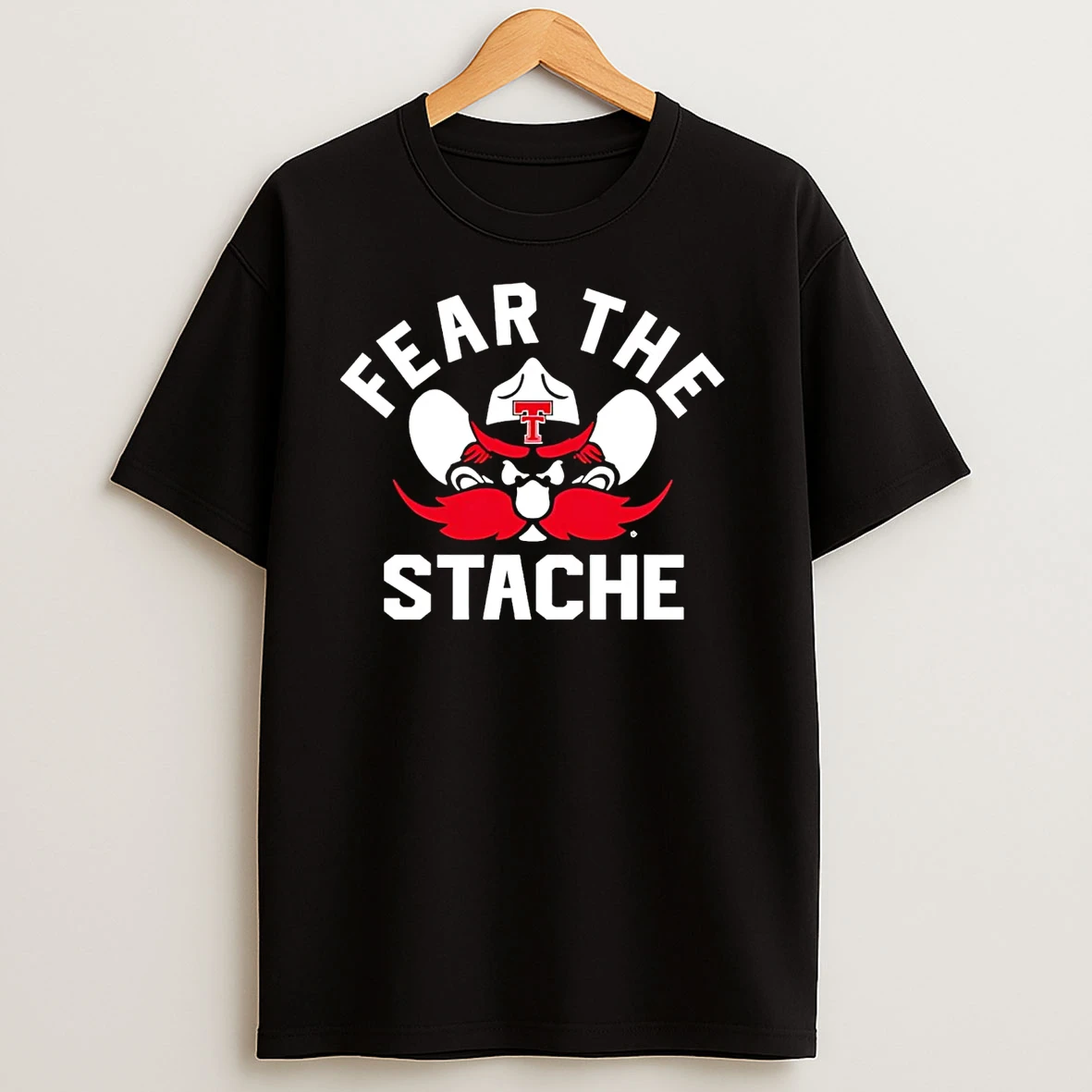 Texas Tech Red Raiders Fear The Stache T Shirts