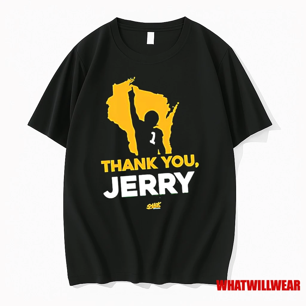 Thank You Jerry Green Bay Packers Football Fans Logo Shirts