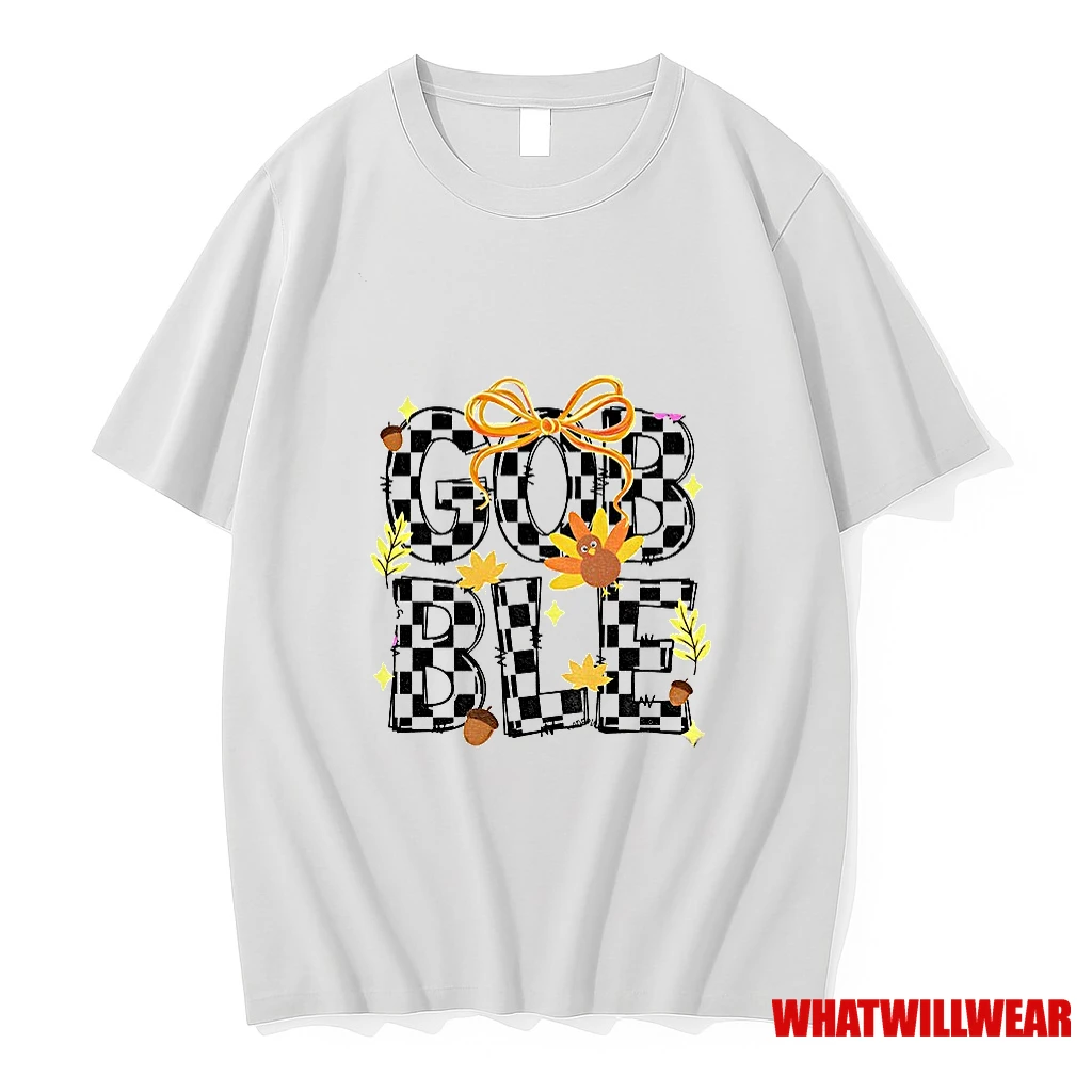 Thanksgiving Gobble Coquette Shirts