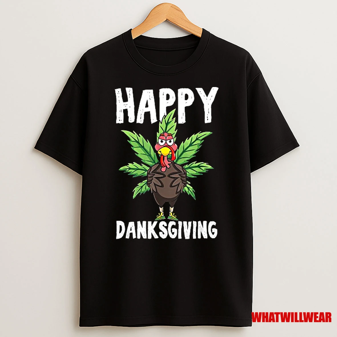 Thanksgiving Weed Happy Danksgiving Turkey Cannabis Shirts