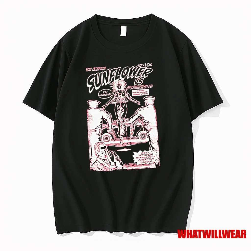 The Amazing Sunflower Vs Jacksonville Pd Comic Book Im Joking Shirts